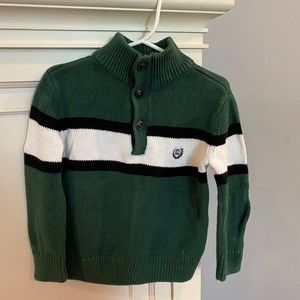 Chaps boys green sweater